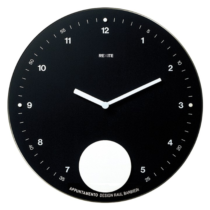 Appuntamento - Black - Pendulum wall clock