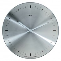 Orario - Stainless steel face without numbers - Wall clock